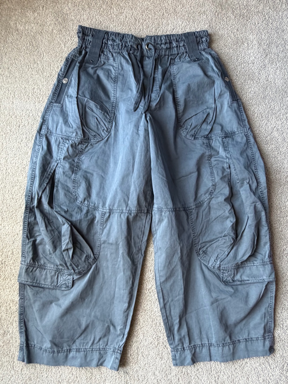 We The Free Onset Pull-On Cargo Pants steel XL new - Picture 4 of 6